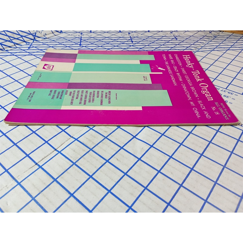 Honky-Tonk Organ MPH Seires For Organs No. 18 