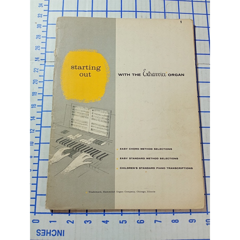 STARTING OUT WITH THE EXTRAVOICE ORGAN