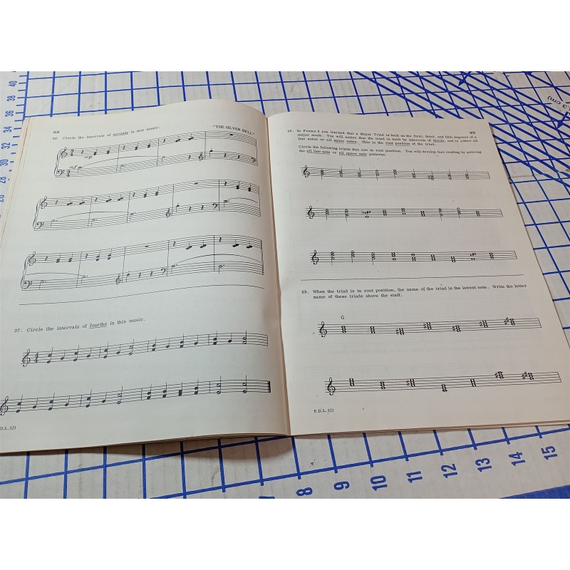 LEVEL TWO PIANO THEORY A PROGRAMMED TEXT BY MARY ELIZABETH CLARK AND DAVID CARR