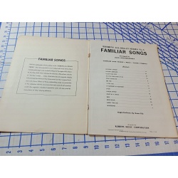 Robbins All Organ Series No. 3 Familiar Songs Sheet Music robbins music Corp.