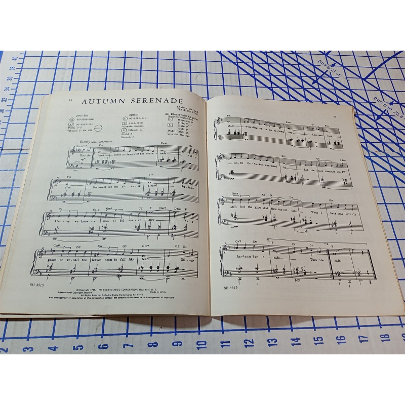 Robbins All Organ Series No. 3 Familiar Songs Sheet Music robbins music Corp.