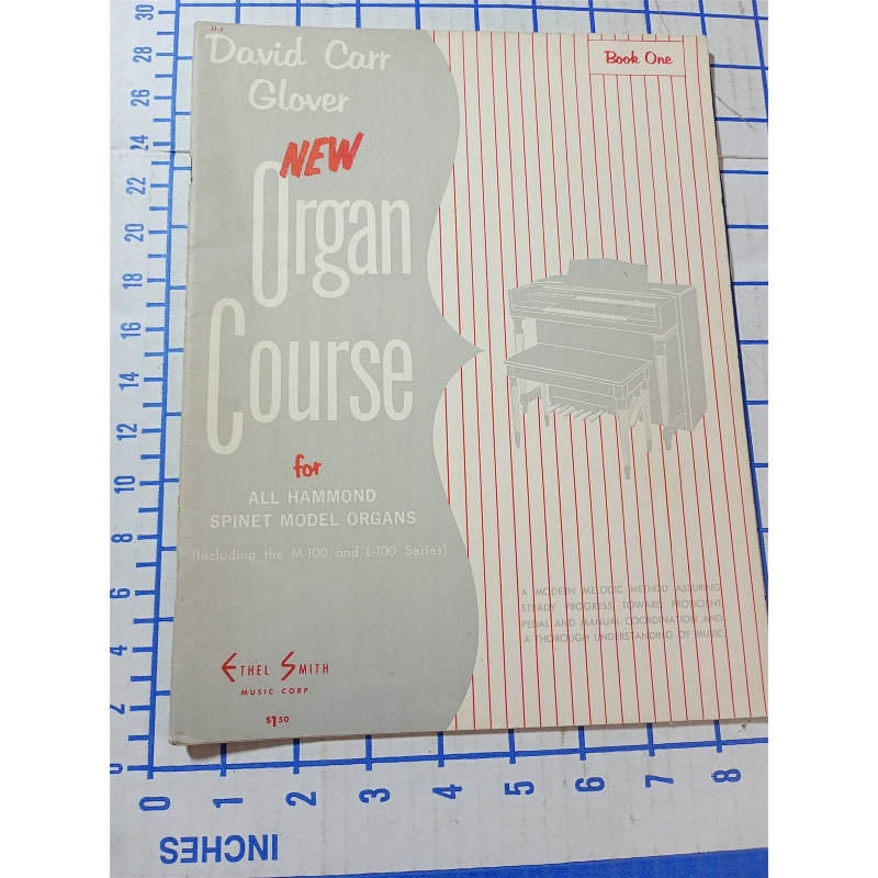 David Carr Glover New Organ Course Book 1 