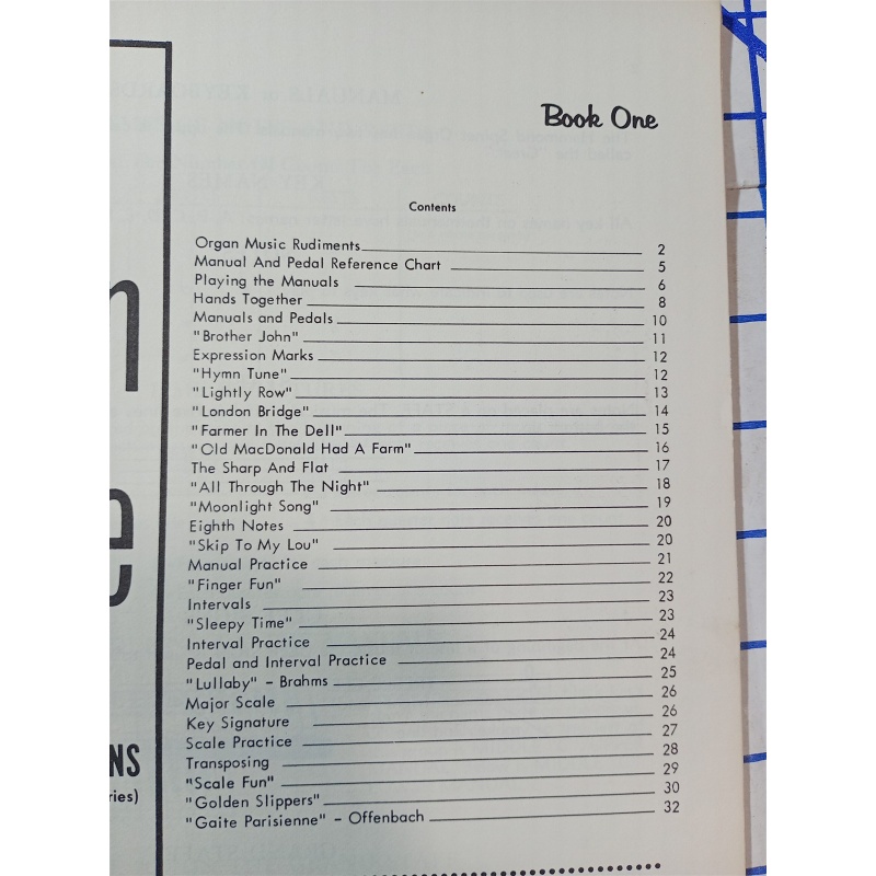 David Carr Glover New Organ Course Book 1 