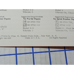 20 All-Time Hit Paraders #56 Hello, Dolly Greensleeves Organ Solos Songbook