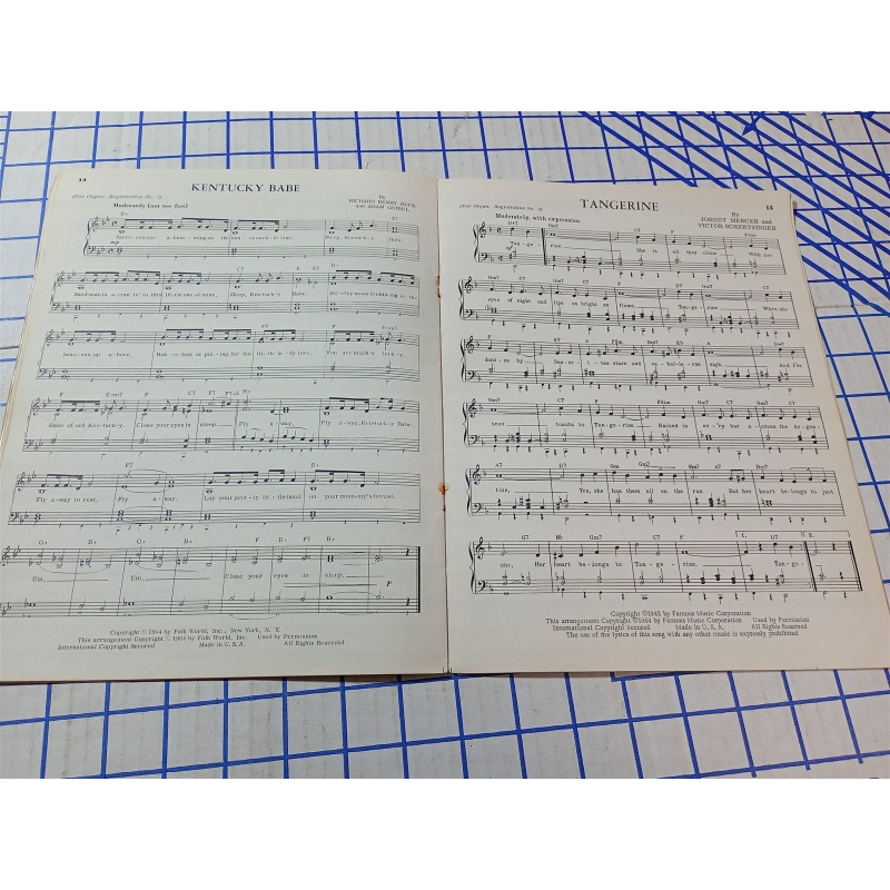 20 All-Time Hit Paraders #56 Hello, Dolly Greensleeves Organ Solos Songbook