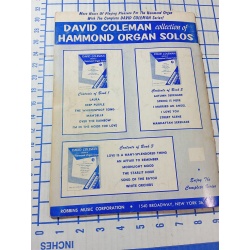 Familiar Songs To Play On The Hammond Organ with words 