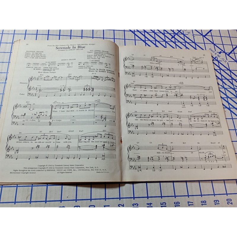 BVC Song Hits for All Organs with words No. 1