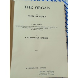 The Organ by John Stainer & F. Flaxington Harker