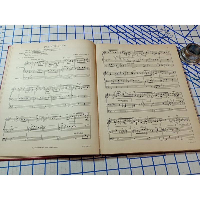 Thirty Preludes for Organ H Clough Leighter Oliver Ditson Co