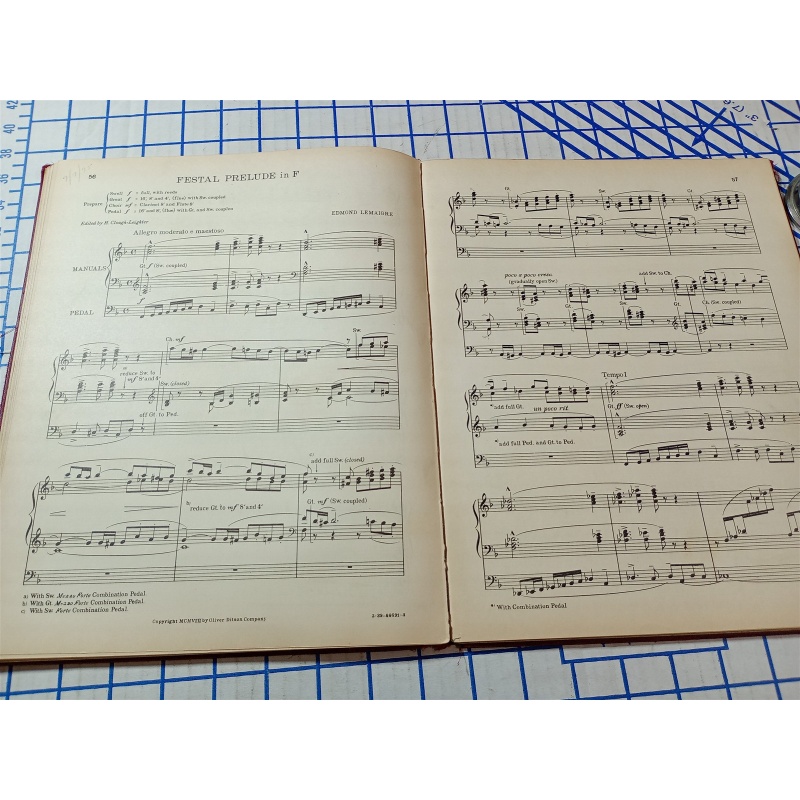 Thirty Preludes for Organ H Clough Leighter Oliver Ditson Co