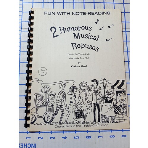 Fun With Note Reading 2 Humorouus Musical Rebuses Corinne Marsh Sheet #Music