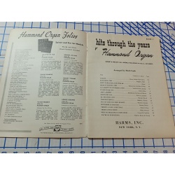 Hits Through The Years for Hammond Organ BOOK 1