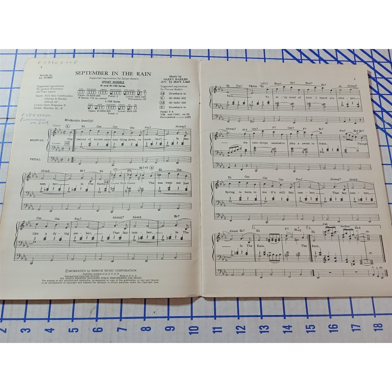 Hits Through The Years for Hammond Organ BOOK 1