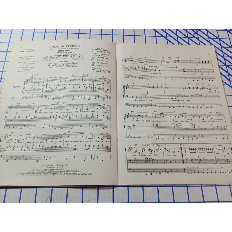 Hits Through The Years for Hammond Organ BOOK 1