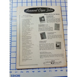 Hits Through The Years for Hammond Organ BOOK 1