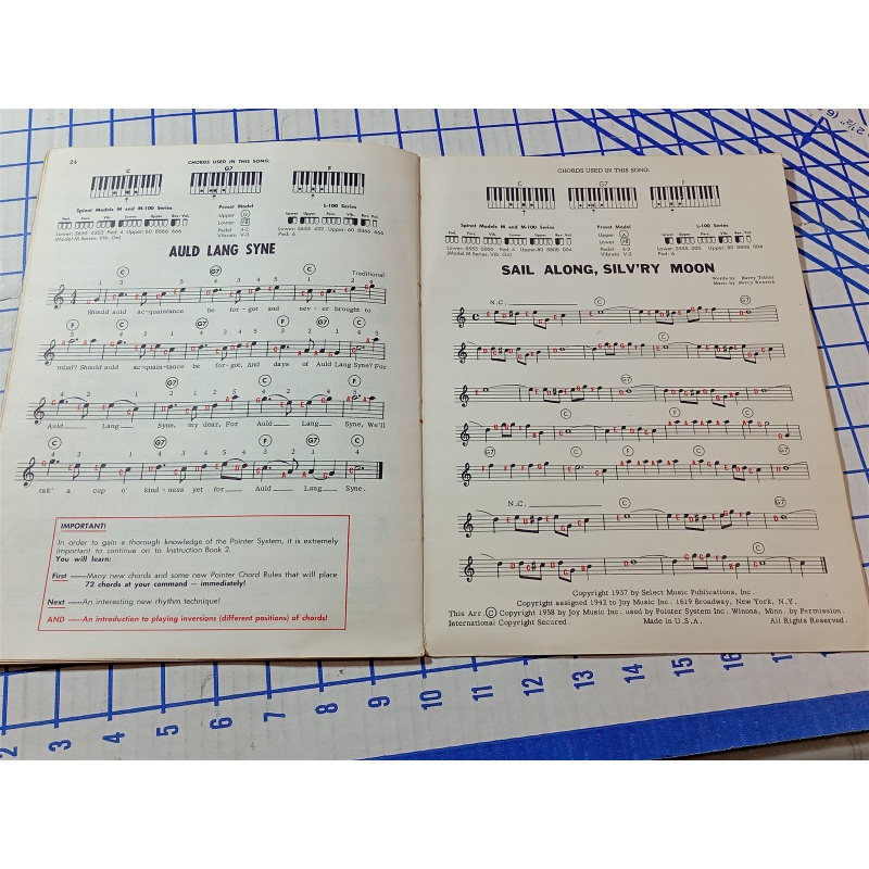 Learn To Play The Hammond Organ With The Pointer System Book 1