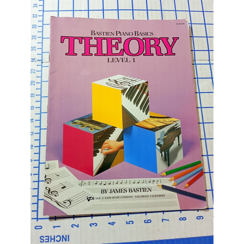 Bastien Piano Basics Theory Level 1 by James Bastien 