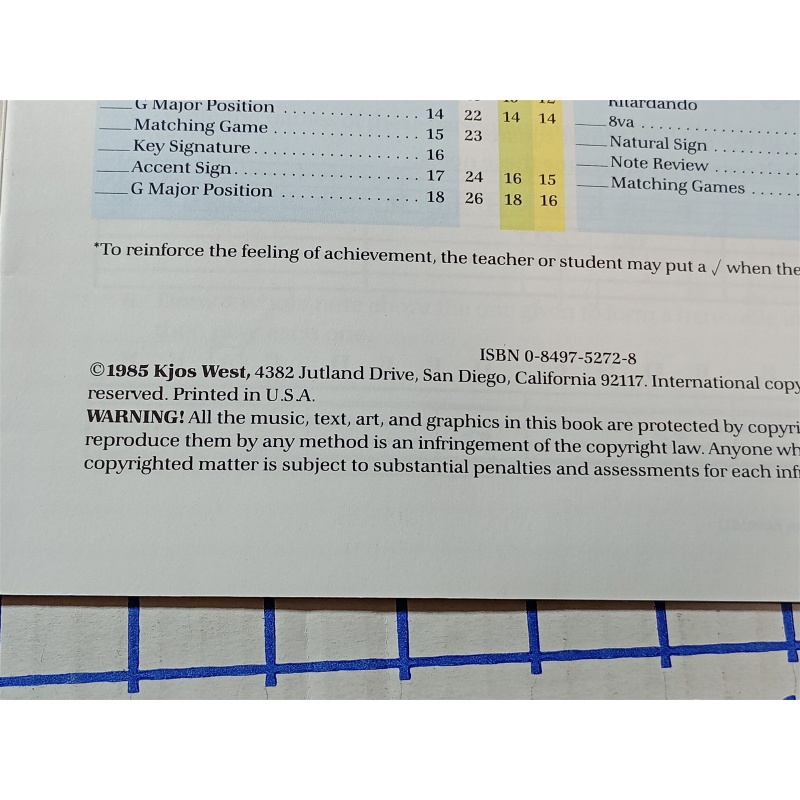 Bastien Piano Basics Theory Level 1 by James Bastien 