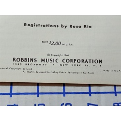 ROBBINS ALL-ORGAN SERIES No. 5, ALL-TIME HITS 