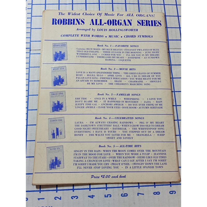 ROBBINS ALL-ORGAN SERIES No. 5, ALL-TIME HITS 