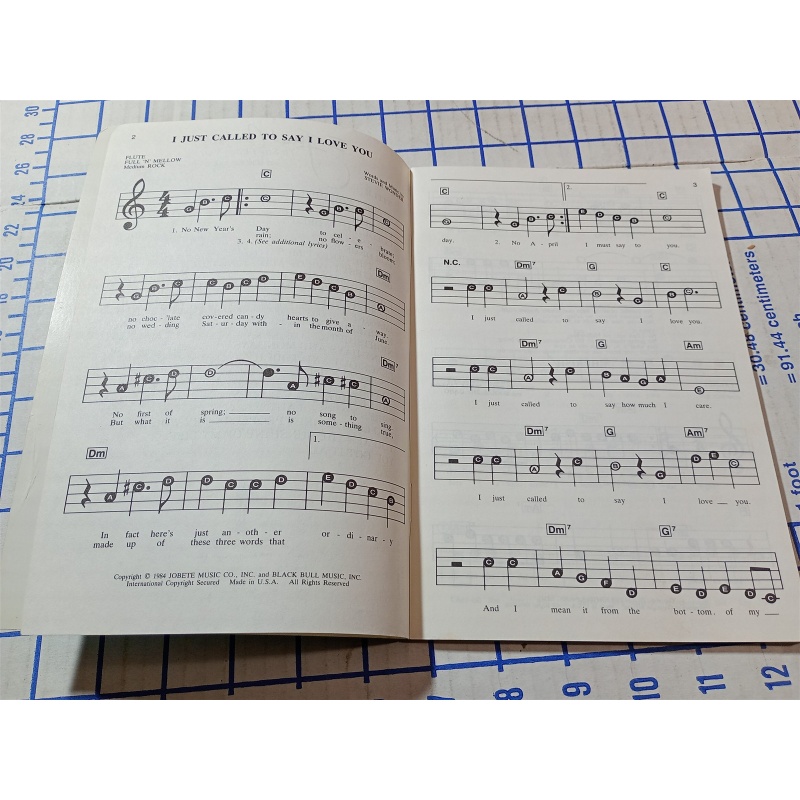 I JUST CALLED TO SAY I LOVE YOU MUSIC FOR BEGINNERS 1987 THE COCA COLA COMPANY