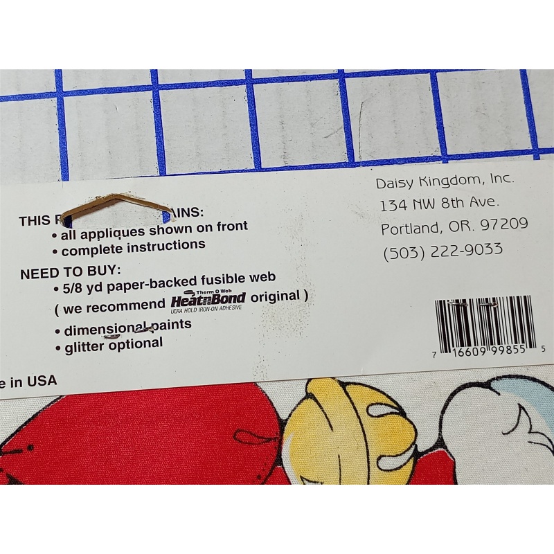 NO SEW FABRIC APPLIQUE BY DAISY KINGDOM