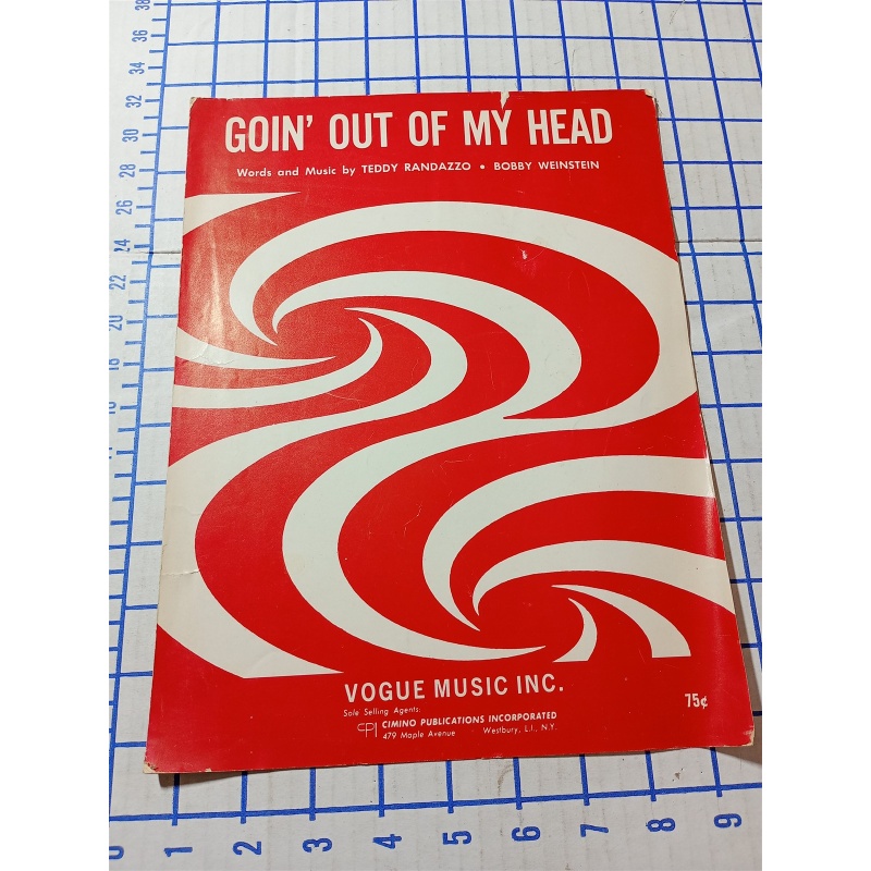 Goin Out of My Head by Teddy Randazzo and Bobby Weinstein sheet music 