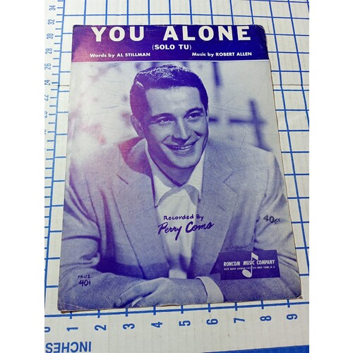 You Alone Sheet Music Solo Tu Perry Coms