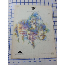 If Sheet Music as Recorded by Bread Gates Colgems-EMI 1971 