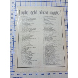 If Sheet Music as Recorded by Bread Gates Colgems-EMI 1971 