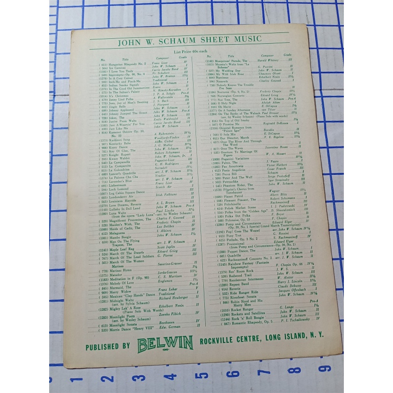  An American In Venice Piano Solo by Ethelbert Nevin Sheet Music