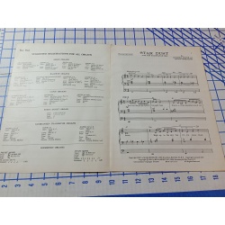 STARDUST ORGAN SOLO BY MITCHELL PARISH AND HOAGY CARMICHAEL