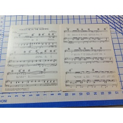 Touch Me in The Morning Diana Ross Vintage Sheet Music 1973