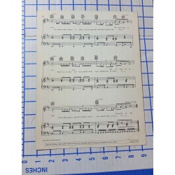 Touch Me in The Morning Diana Ross Vintage Sheet Music 1973