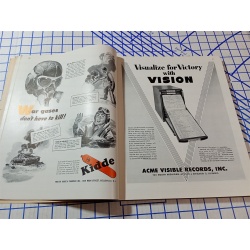 1943 OCTOBER FORTUNE MAGAZINE - GREAT COVER & ADS