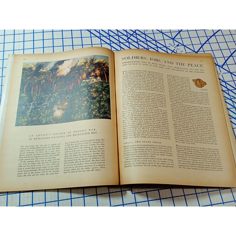 1943 OCTOBER FORTUNE MAGAZINE - GREAT COVER & ADS