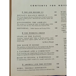 1943 NOVEMBER FORTUNE MAGAZINE - GREAT COVER & ADS