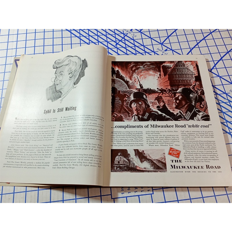 1943 NOVEMBER FORTUNE MAGAZINE - GREAT COVER & ADS