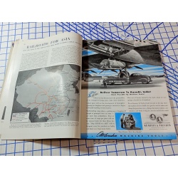 1943 NOVEMBER FORTUNE MAGAZINE - GREAT COVER & ADS