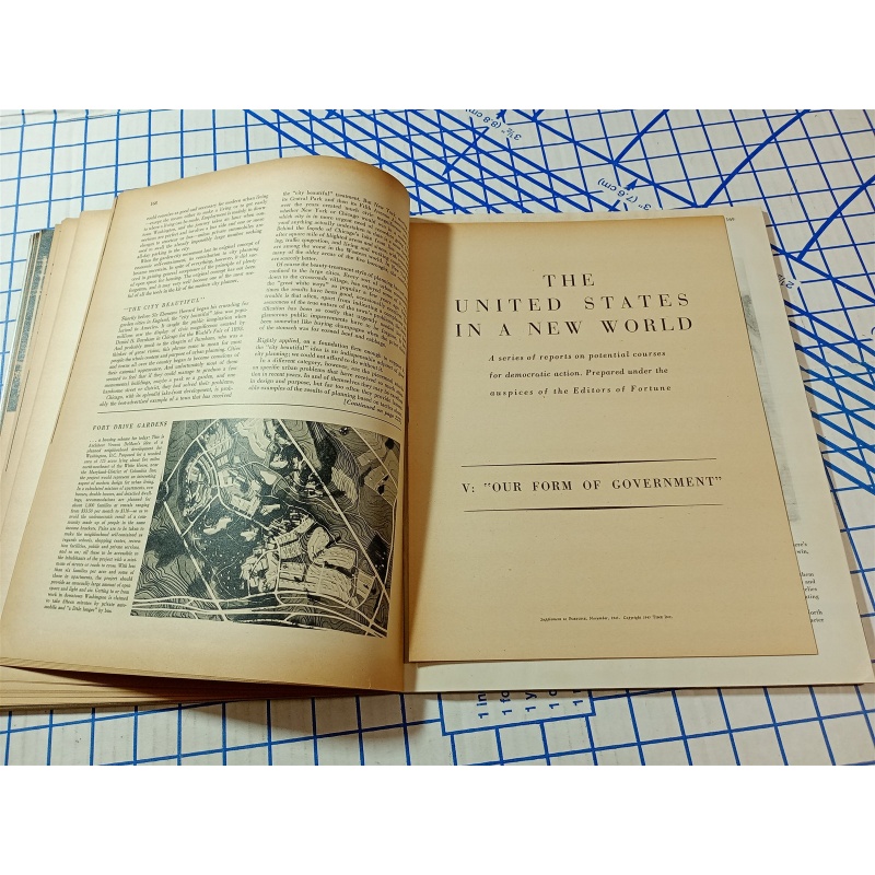 1943 NOVEMBER FORTUNE MAGAZINE - GREAT COVER & ADS