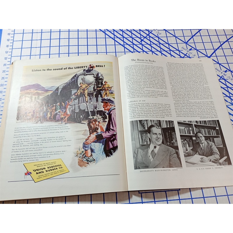 1943 NOVEMBER FORTUNE MAGAZINE - GREAT COVER & ADS