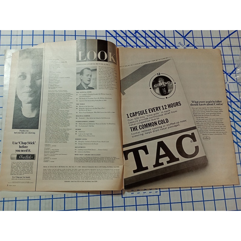 Look Magazine ~ January 24, 1967 ~ The Death Of A President