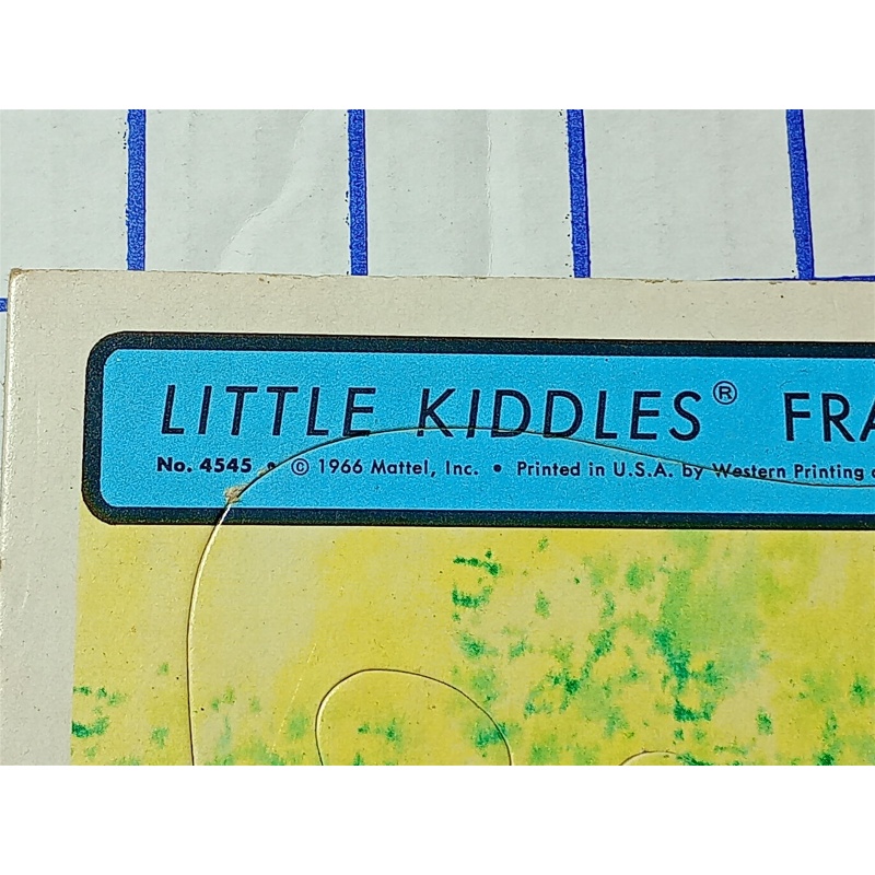VINTAGE 1966 Mattel Whitman Little Kiddles Frame-Tray Puzzle #4545