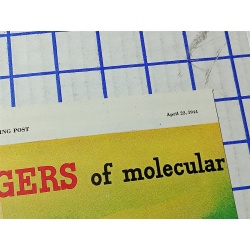 1952 DECEMBER 13 COLLIERS MAGAZINE - NICE CHRISTMAS FRONT COVER