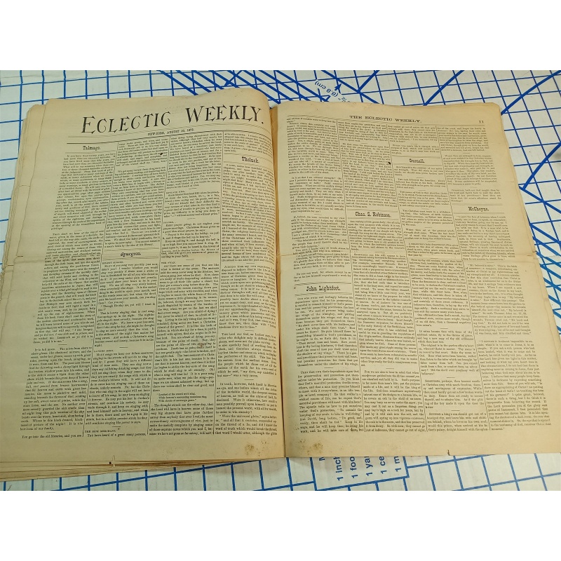 The Christians at Work Weekly vol. 7 no. 35 New York august 30, 1873