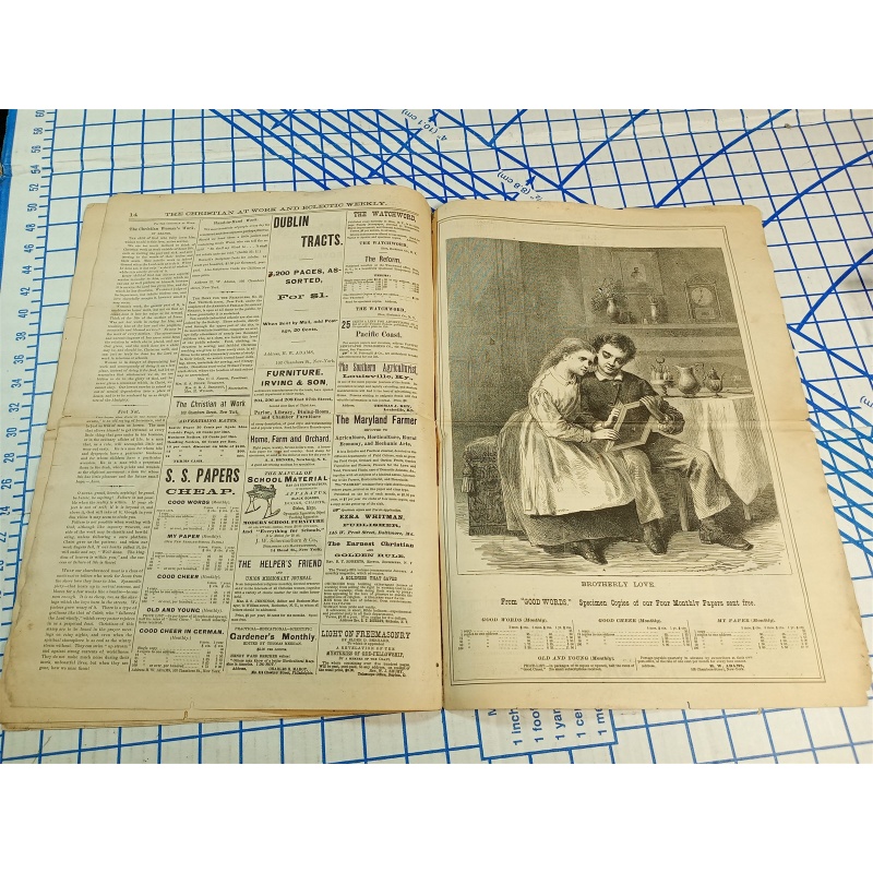 The Christians at Work Weekly vol. 7 no. 35 New York august 30, 1873