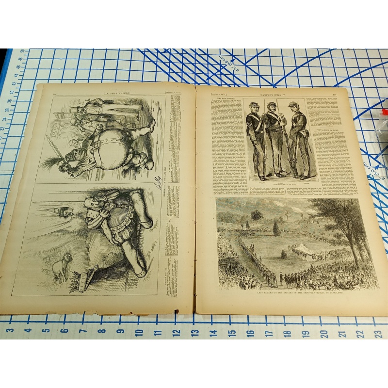 HARPERS WEEKLY JOURNAL OF CIVILIZATION NEW YORK SAT. AUG. 5 1871 VOL. XV NO. 762