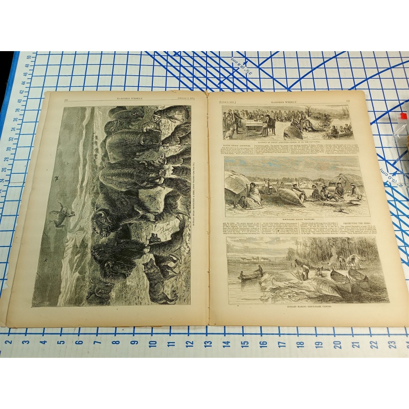 HARPERS WEEKLY JOURNAL OF CIVILIZATION NEW YORK SAT. AUG. 5 1871 VOL. XV NO. 762