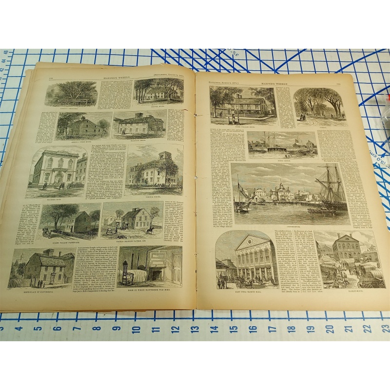 HARPERS WEEKLY JOURNAL OF CIVILIZATION NEW YORK SAT. AUG. 5 1871 VOL. XV NO. 762