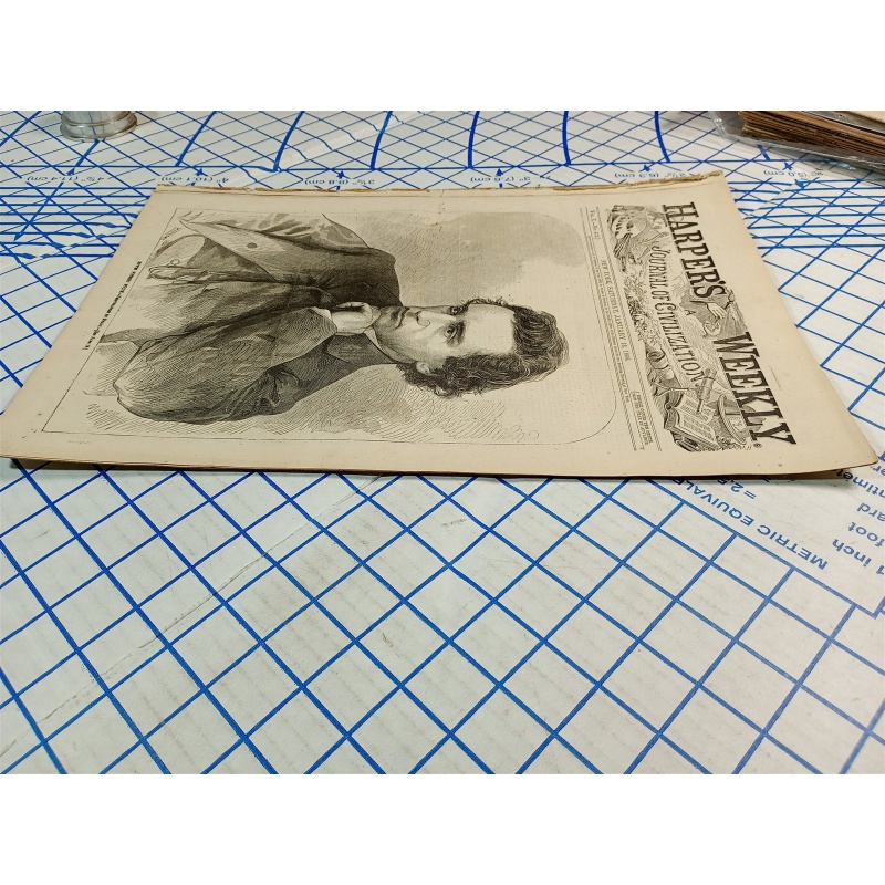 HARPERS WEEKLY JOURNAL OF CIVILIZATION NEW YORK SATURDAY JANUARY 13, 1866